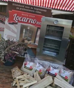 2-L Home & Garden XL Rookoven - RVS - 80x40x28 Cm - 3 Etages -Keukengrill Winkel 1009x1200