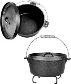 EL Fuego Dutch Oven Set Gietijzer 7-delig 13 EL Fuego Dutch Oven Set Gietijzer 7-delig -Keukengrill Winkel 1010x1200 1
