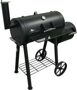 Fire Beam Houtskool Barbecue - Grilloppervlak (LxB) 35 X 66 Cm - Smoker - Zwart -Keukengrill Winkel 1018x1200 1