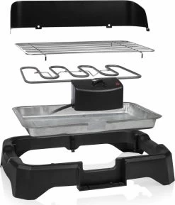 Tristar BQ-2824 Elektrische Barbecue - Tafel BBQ 34,5 X 23 Cm - Regelbare Thermostaat - 2000 Watt - Zwart -Keukengrill Winkel 1026x1200 1