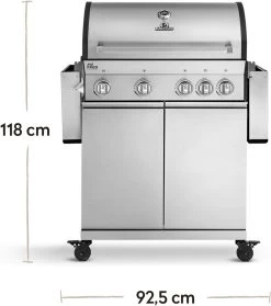 Burnhard Gas BBQ Big FRED Deluxe - 4 Branders - Incl. Keramische Infraroodbrander & Afdekhoes - Deluxe 38 Burnhard Gas BBQ Big FRED Deluxe - 4 Branders - Incl. Keramische Infraroodbrander & Afdekhoes - Deluxe -Keukengrill Winkel 1063x1200 6