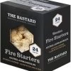 The Bastard Wooden Fire Starters - 24st 350gr - Houtkrullen BBQ - Houtwol Aanmaakkrullen