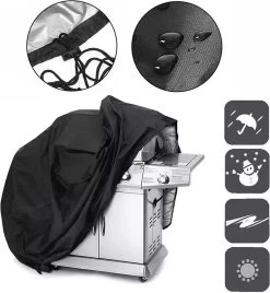 TammaT - BBQ Hoes - Waterdichte Beschermhoes - UV Bescherming - Maat L 170 X 61 X 117 Cm - Met Trekkoord -Keukengrill Winkel 1107x1200