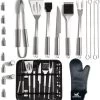 Bbq Accesoires – Bbq Gereedschap – Bbq Set – 22 Delig – RVS