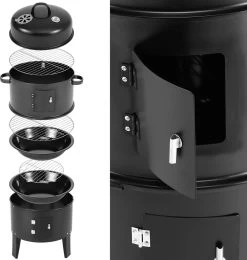 Merkloos Monzana Barbecue-ROKER-Grill-Oven -Keukengrill Winkel 1142x1200 3