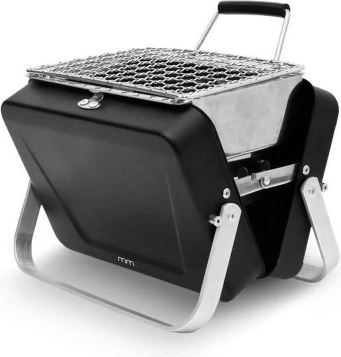 Mikamax Draagbare Mini BBQ - Barbecue - 's Werelds Kleinste Barbecue - Past In Je Broekzak - 18 × 6 × 15,5 Cm - 714 Gram - Mat Zwart 2 Mikamax Draagbare Mini BBQ - Barbecue - 's Werelds Kleinste Barbecue - Past In Je Broekzak - 18 × 6 × 15,5 Cm - 714 Gram - Mat Zwart - Afbeelding 2