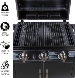 MaxxGarden Gas Barbecue - 3 Branders - Incl. Gratis BBQ Set 13 MaxxGarden Gas Barbecue - 3 Branders - Incl. Gratis BBQ Set -Keukengrill Winkel 1154x1200