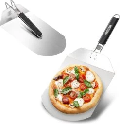 Bighorn Pizzaschep Voor BBQ En Oven-Inklapbare Handgreep -Pizzasnijder- Edelstaal -geschikt Als Broodschep En Ovenschep - SRPT01 -Keukengrill Winkel 1163x1200 4