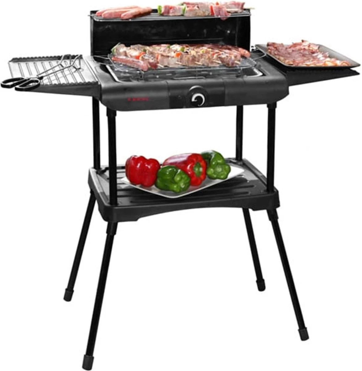 Excellent Electrics Elektrische Barbecue - Grilloppervlak (LxB) 36x24 Cm - 2000W - Zwart 5 Excellent Electrics Elektrische Barbecue - Grilloppervlak (LxB) 36x24 Cm - 2000W - Zwart - Afbeelding 5