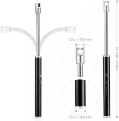 Merkloos BBQ Aansteker Oplaadbaar Met Usb Kabel - Elektrische Keuken Aansteker - Flexibele Aansteker - Zwart -Keukengrill Winkel 1186x1200
