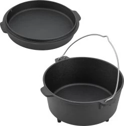 Dutch Oven Enkhuizen Met Deksel Gietijzer Zwart 4,2 L -Keukengrill Winkel 1187x1200 3
