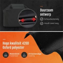 GrillX Barbecue Hoes - 170 X 61 X 117cm - BBQ Hoes Waterdicht - Beschermhoes Inclusief Trekkoord - BBQ Accesoires 9 GrillX Barbecue Hoes - 170 X 61 X 117cm - BBQ Hoes Waterdicht - Beschermhoes Inclusief Trekkoord - BBQ Accesoires -Keukengrill Winkel 1198x1200 8