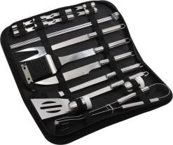 BBQ Barbecuegereedschapset- Barbecuegerei-sets - 20 Delig - Luxe RVS BBQ Accessoires - BBQ Set - BBQ Gereedschap + GRATIS Opbergtas - Barbecue | Grill | Buitenkeuken -Keukengrill Winkel 1200x1005 1