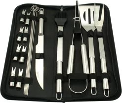 Krumble 18-delige Barbecue Set / Roestvrijstalen BBQ Set Van 18 / Inclusief Handige Opbergtas - RVS 13 Krumble 18-delige Barbecue Set / Roestvrijstalen BBQ Set Van 18 / Inclusief Handige Opbergtas - RVS -Keukengrill Winkel 1200x1014 1