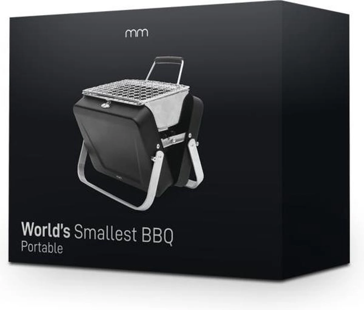 Mikamax Draagbare Mini BBQ - Barbecue - 's Werelds Kleinste Barbecue - Past In Je Broekzak - 18 × 6 × 15,5 Cm - 714 Gram - Mat Zwart 4 Mikamax Draagbare Mini BBQ - Barbecue - 's Werelds Kleinste Barbecue - Past In Je Broekzak - 18 × 6 × 15,5 Cm - 714 Gram - Mat Zwart - Afbeelding 4