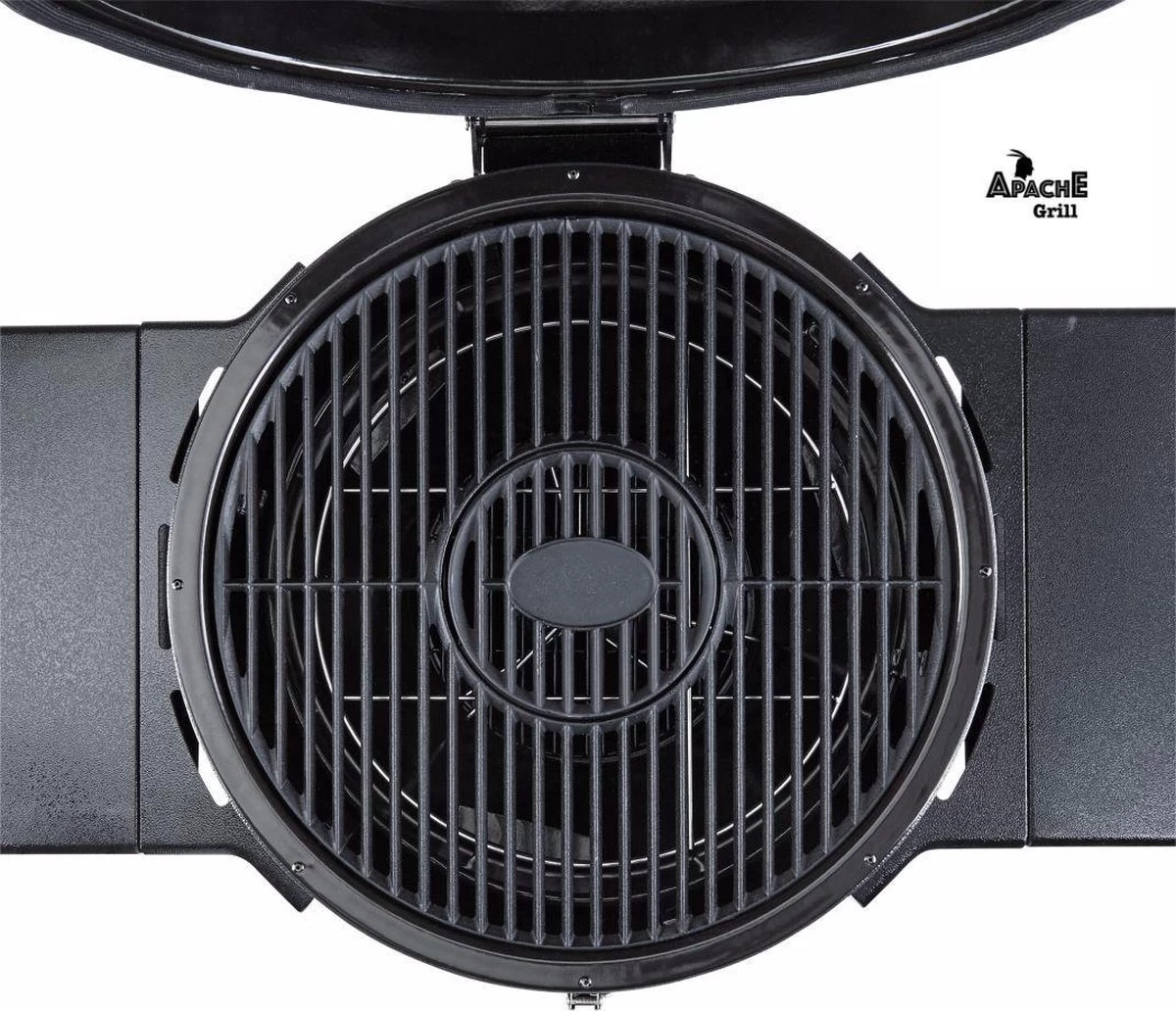 Apache Grill 21 Inch Kamado BBQ Egg | Houtskool | Zwart | Ø 50cm Grill Oppervlak | Dubbelwandig & Geïsoleerd 7 Apache Grill 21 Inch Kamado BBQ Egg | Houtskool | Zwart | Ø 50cm Grill Oppervlak | Dubbelwandig & Geïsoleerd - Afbeelding 7