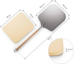 Blumtal - Pizzasteen Met XL Pizza Schep - Professionele Pizza Set - Cordieriet Pizza Stone -Keukengrill Winkel 1200x1039 1