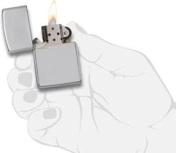 Zippo Lighter Polished Chrome -Keukengrill Winkel 1200x1044