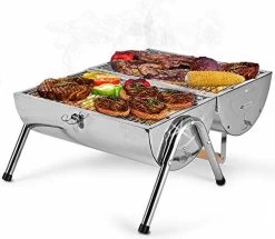 BBQ Collection Houtskoolbarbecue - Cilinder - Chroom -Keukengrill Winkel 1200x1046