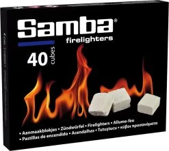 Samba Aanmaakblokjes Wit - 40 Stuks -Keukengrill Winkel 1200x1073 1