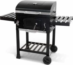 Alice's Garden Houtskool BBQ Bernard - Smoker - Verstelbare Houtskoolbak - Zwart -Keukengrill Winkel 1200x1077 1