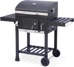 Alice's Garden Houtskool BBQ Bernard - Smoker - Verstelbare Houtskoolbak - Zwart