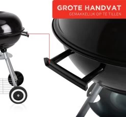 BBQ Collection Houtskoolbarbecue - Kogelbarbecue 45 X 60 Centimeter - Ronde Barbecue - Barbecue Op Wielen - Zwart - Metaal -Keukengrill Winkel 1200x1116 3