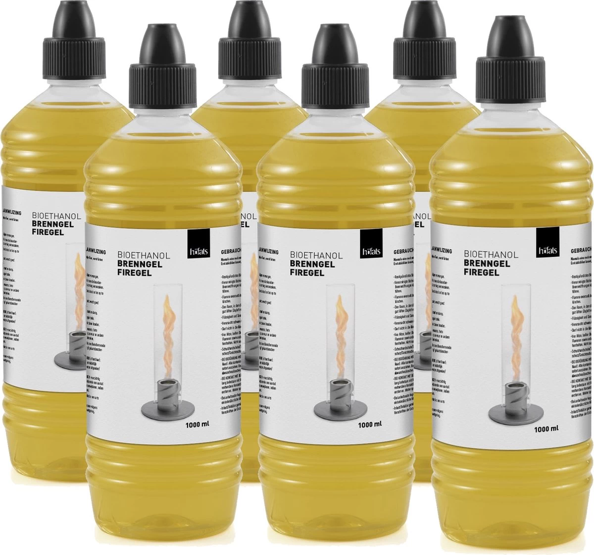 Höfats Bio-ethanol Spin 1 Liter - 6 Stuks - Geur- En Rookvrij 6 Höfats Bio-ethanol Spin 1 Liter - 6 Stuks - Geur- En Rookvrij - Afbeelding 6