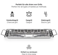 Blumtal BBQ Rek - Robuuste Roestvrijstalen Kippenpoot Rek - Voor 12 Poten - Kippengrillstandaard - Vaatwasmachinebestendig -Keukengrill Winkel 1200x1125 1