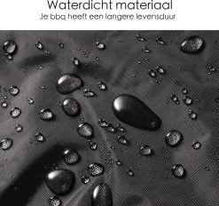 BBQ Beschermhoes - Voor Kamado - Universeel - Tot 23 Inch - Zwart -Keukengrill Winkel 1200x1129 1