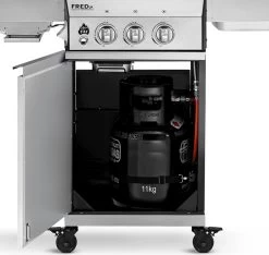 Burnhard Gas BBQ FRED JR. Deluxe - 2 Branders - Incl. Keramische Infraroodbrander & Afdekhoes - Deluxe 37 Burnhard Gas BBQ FRED JR. Deluxe - 2 Branders - Incl. Keramische Infraroodbrander & Afdekhoes - Deluxe -Keukengrill Winkel 1200x1135 3