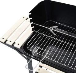 Verrijdbare Barbecue – Houtskool/Briketten - Verstelbare Grillplaat – Houten Tafel – Winscherm – Gewicht 5.9kg 15 Verrijdbare Barbecue – Houtskool/Briketten - Verstelbare Grillplaat – Houten Tafel – Winscherm – Gewicht 5.9kg -Keukengrill Winkel 1200x1158 1
