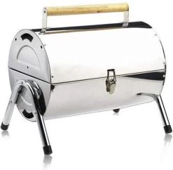BBQ Collection Houtskoolbarbecue - Cilinder - Chroom -Keukengrill Winkel 1200x1174