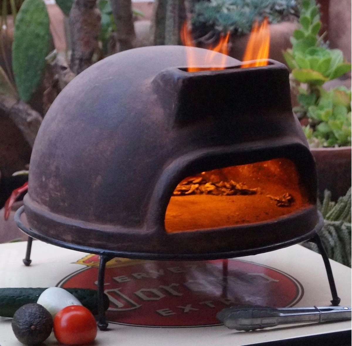Sol-y-Yo Houtgestookte Toscaanse Stenen Pizza Oven 52CM 6 Sol-y-Yo Houtgestookte Toscaanse Stenen Pizza Oven 52CM - Afbeelding 6
