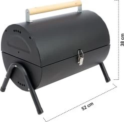 MaxxGarden BBQ - Houtskool Barbecue - Smoker Barbecue - Grilloppervlak (LxB) 38 X 52 Cm - Met Dubbel Grill Vlak - Zwart 14 MaxxGarden BBQ - Houtskool Barbecue - Smoker Barbecue - Grilloppervlak (LxB) 38 X 52 Cm - Met Dubbel Grill Vlak - Zwart -Keukengrill Winkel 1200x1182 3