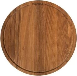 Boska Pizzaplank Friends L - BBQ Accessoires - Eikenhout - Handige Opvanggeul - Ø 34 Cm -Keukengrill Winkel 1200x1186