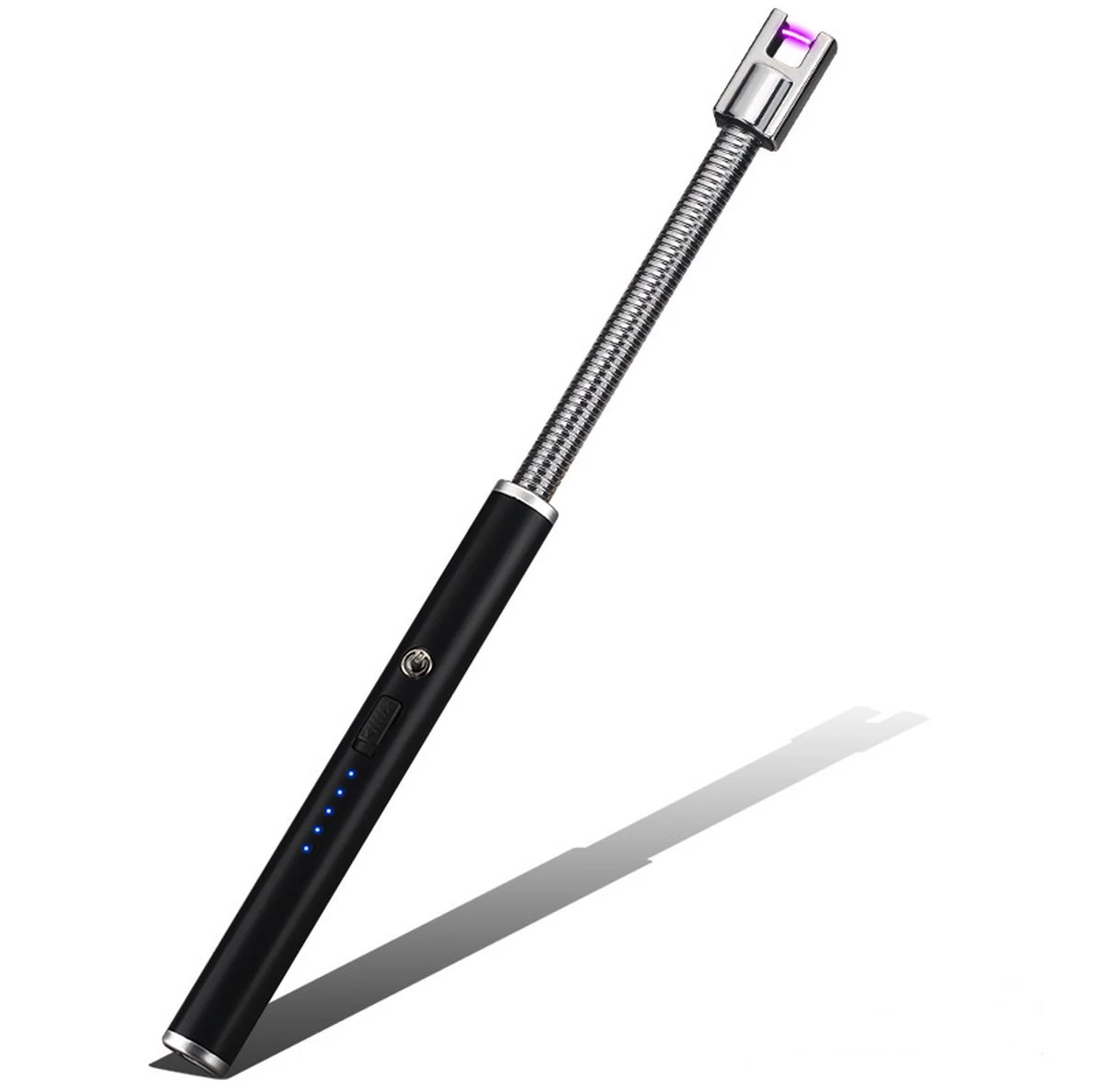 Dailygoods® Elektrische Aansteker - Plasma Aansteker - Oplaadbaar - Gift Set - Zwart 1 Dailygoods® Elektrische Aansteker - Plasma Aansteker - Oplaadbaar - Gift Set - Zwart