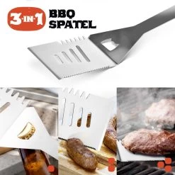 Squago BBQ Accesoires XXL Set Met Schort - Gereedschap - Gereedschapset Tang Borstel Mat 7 Squago BBQ Accesoires XXL Set Met Schort - Gereedschap - Gereedschapset Tang Borstel Mat -Keukengrill Winkel 1200x1198