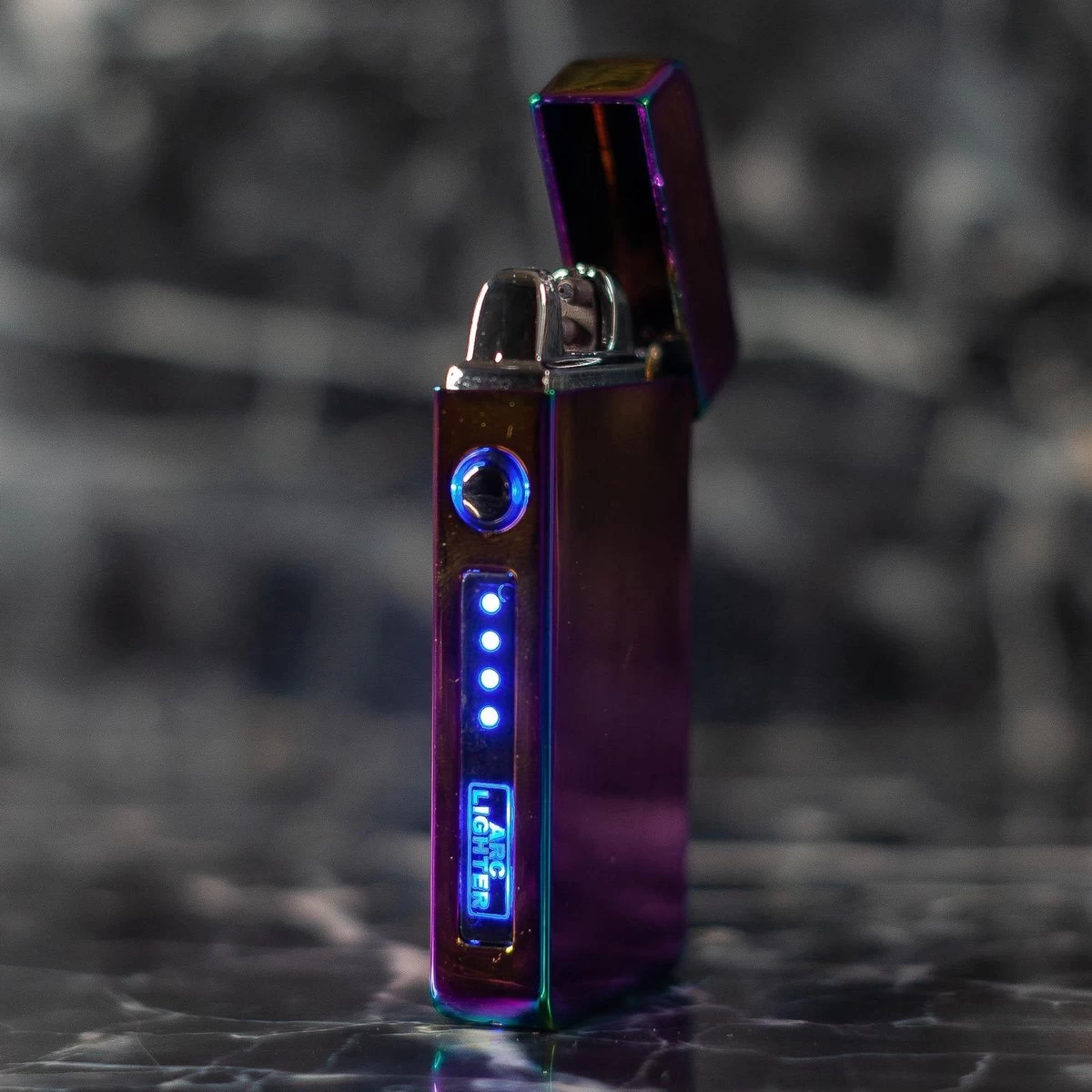 Merkloos Cuberna Elektrische Plasma USB Aansteker Met Batterij Indicator Rainbow - Wind En Storm Bestendig - Geschikt Voor Kaarsen, Vuurwerk, Sigaretten En BBQ 3 Merkloos Cuberna Elektrische Plasma USB Aansteker Met Batterij Indicator Rainbow - Wind En Storm Bestendig - Geschikt Voor Kaarsen, Vuurwerk, Sigaretten En BBQ - Afbeelding 3