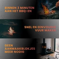 Master Knives BBQ Aansteker Electrisch - BBQ Accesoires - Zwarte BBQ Starter - Looftlighter -Keukengrill Winkel 1200x1200 139