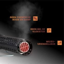 Master Knives BBQ Aansteker Electrisch - BBQ Accesoires - Zwarte BBQ Starter - Looftlighter -Keukengrill Winkel 1200x1200 140
