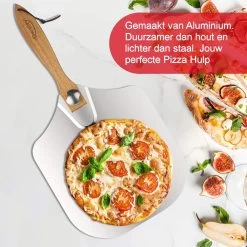 Pizzaschep – Inclusief Pizzasnijder – Opvouwbaar – Pizzaspatel – Pizza Schep – Taartschep – 30cm - Qwality -Keukengrill Winkel 1200x1200 197