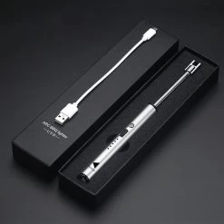Oplaadbare Lange Elektrische Aansteker Buigbaar - Buigbare Aansteker - Duurzame Plasma Aansteker - Inclusief Cadeauverpakking - BBQ – Kaarsen – Zilver -Keukengrill Winkel 1200x1200 20