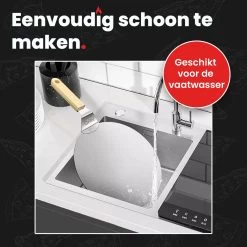 GrillX Pizzaschep Met Pizzasnijder - 30cm - In Luxe Doos - Pizzaspatel Voor BBQ & Oven - BBQ Accesoires Gereedschap -Keukengrill Winkel 1200x1200 213