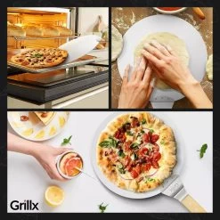 GrillX Pizzaschep Met Pizzasnijder - 30cm - In Luxe Doos - Pizzaspatel Voor BBQ & Oven - BBQ Accesoires Gereedschap -Keukengrill Winkel 1200x1200 217