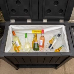 BluMill BBQ Tafel - Inclusief Koelvak 80 Liter - Op Wieltjes - Met Flessenopener - 102 X 46 X 86,5 Cm -Keukengrill Winkel 1200x1200 23