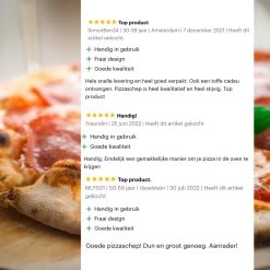 Nowad Pizzaschep RVS Rond - 30,5 Cm - PVC Handvat -Keukengrill Winkel 1200x1200 243