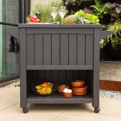 BluMill BBQ Tafel - Inclusief Koelvak 80 Liter - Op Wieltjes - Met Flessenopener - 102 X 46 X 86,5 Cm -Keukengrill Winkel 1200x1200 26