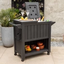 BluMill BBQ Tafel - Inclusief Koelvak 80 Liter - Op Wieltjes - Met Flessenopener - 102 X 46 X 86,5 Cm -Keukengrill Winkel 1200x1200 28