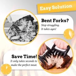 Mountain Grillers Claws-High Quality Meat Claws For American BBQ Pulled Pork-Plastic Meat Claws For Slicing-Vaatwasser Safe Bear Claws Gift Idee -Keukengrill Winkel 1200x1200 289